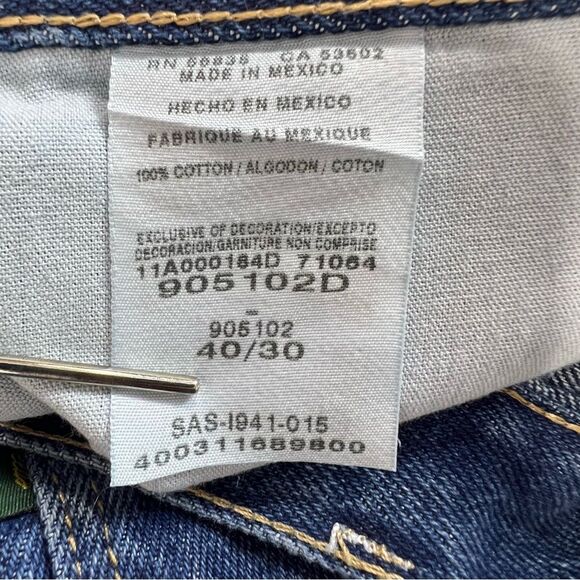 Cabela’s Roughneck Relaxed Fit Carpenter Jeans 905102D Straight Leg 40 x 30 EUC - Picture 8 of 9